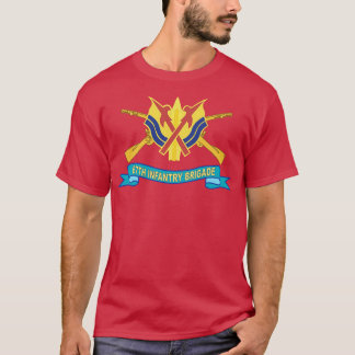 67e Infanteriebrigade w Br DUI Ribbon X T-shirt