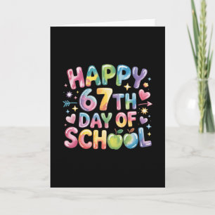 67e schooldag Funny 67 Meme Leraar Kaart
