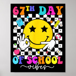 67e schooldag sfeer 67 meme schattig lachend gezic poster