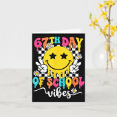 67e schooldag sfeer grappig zes zeven 67 meme S Kaart (Gele Bloem)