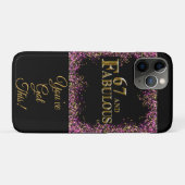 67e verjaardag Case-Mate iPhone case (Achterkant (horizontaal))