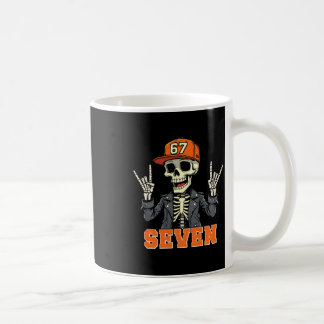 67endy Skelet – 67 Six Seven Halloween 7 Lange Mou Koffiemok