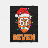 67endy Xmas Football – Six & Seven Matching Co Fleece Deken (Voorkant)