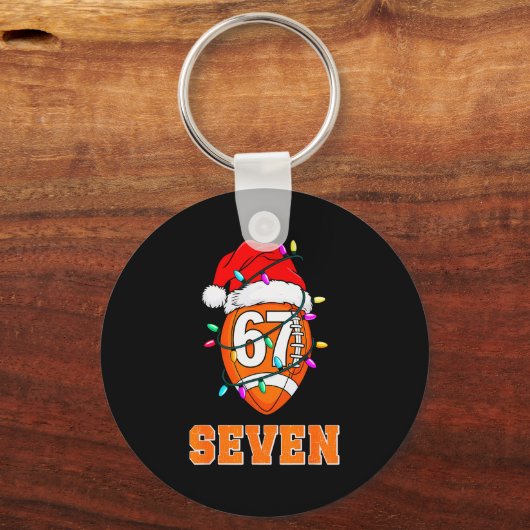 67endy Xmas Football – Six & Seven Matching Co Sleutelhanger (Voorkant)