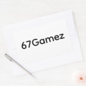 67Gamez Autocollant 2 (Enveloppe)