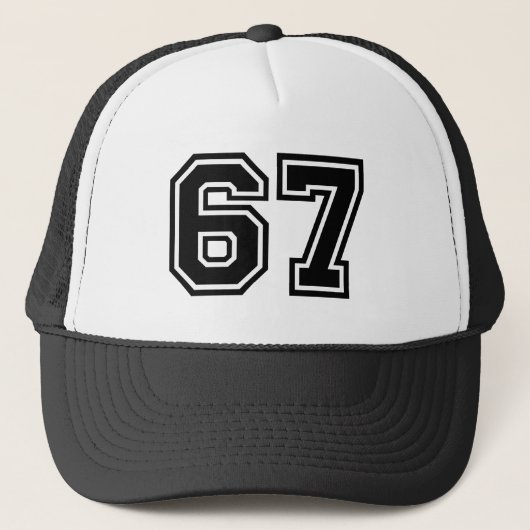 67th Birthday Classic Trucker Hat Pet (Voorkant)