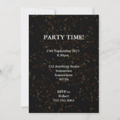 67th Birthday Party Invitation Ajouter un nom (Dos)