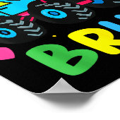 67th Day Of School Bruh Funny Meme 67 Monster Truc Poster (Hoek)