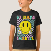 67th Day Of School Shirt 67 Days Smarter Teacher B (Voorkant)