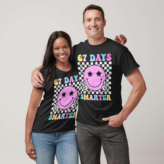 67th Day Of School Shirt 67 Days Smarter Teacher G (Unisex)