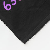 67th Day Of School Teacher Kids 67 Math Numbers 10 Fleece Deken (Hoek)