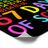 67th Day Of School Teacher Kids 67 Math Numbers 10 Poster (Hoek)