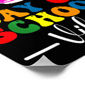 67th Day Of School Vibes 100 Days Of School Teache Poster (Hoek)