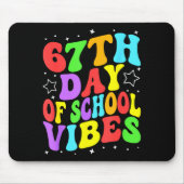 67th Day Of School Vibes Muismat (Voorkant)