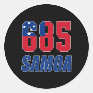 685 Samoa Ronde Sticker
