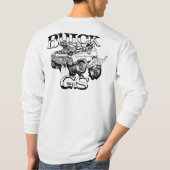 68 69 Buick Skylark GS. Rat Fink Style-kunst T-shirt (Achterkant)