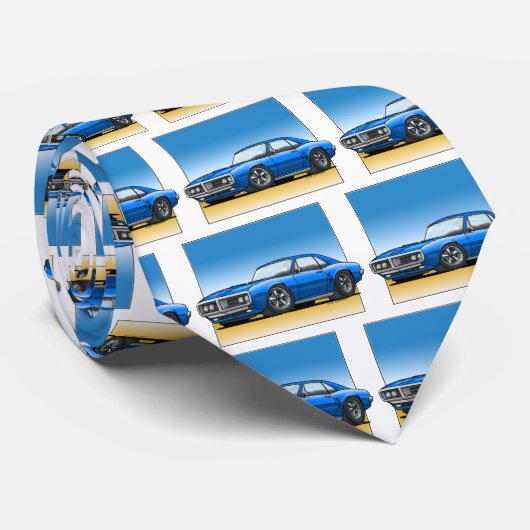 68_Firebird_BLUE Stropdas (Opgerold)