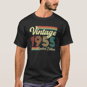 68 jaar oude Vintage 1955, geboren in 1955 68e T-shirt