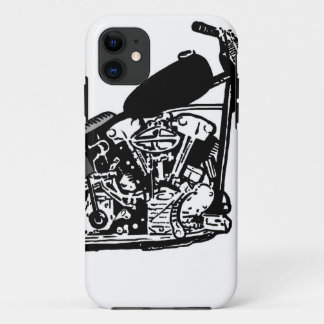 68 Knuckle Head-motorfiets iPhone 11 Hoesje