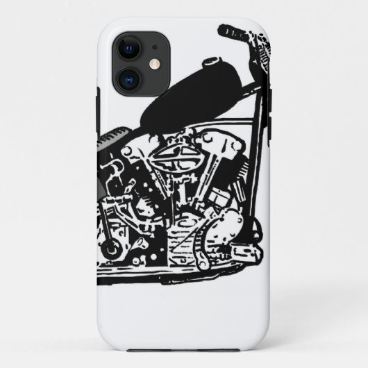 68 Knuckle Head-motorfiets Case-Mate iPhone Case (Achterkant)