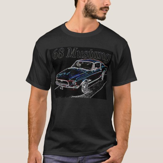 68_mustang_fastback t-shirt (Voorkant)
