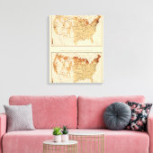 68 Natives Canada 1900 Canvas Afdruk (Insitu (Woonkamer))