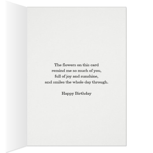 68e anniversaire Fleur numéros décorés (Intérieur (Droit))