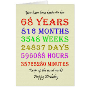 68e anniversaire Jalons