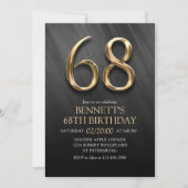 68e Invitation d'anniversaire (Devant)