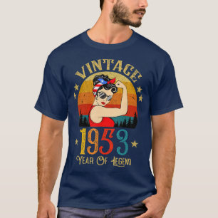 68e verjaardag Gift 68 jaar oud voor vrouwelijke r T-shirt