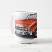 69 Buick GS in rood Koffiemok (Voorkant links)