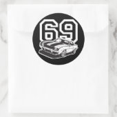 69 Camaro Ronde Sticker (Tas)