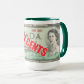 69 cent dollar mok (Voorkant rechts)