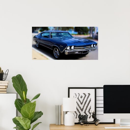 69 CHEVELLE POSTER (Bureau à domicile)
