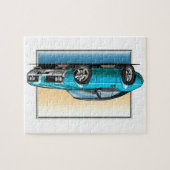 69 Cutlass Blauwgroen blauw Legpuzzel (Horizontaal)