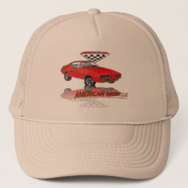 69 GTO-rechter Carousel Red Trucker Pet