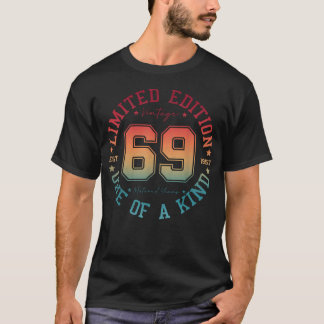 69 Jaar Oude Antiek 1957 Gelimiteerde Editie 69e T-shirt