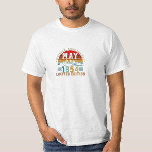 69 jaar oude geschenken mei 1954 Limited T-shirt