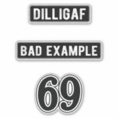 69 Stickers Casque (Devant)