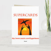 69e carte d'anniversaire avec une fille de moto (Dos)