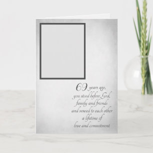69e Jubileum op Vignette Texture Card Kaart