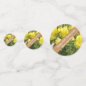 69e verjaardag Bewerkbare teunisbloem Confetti (Achterkanten)