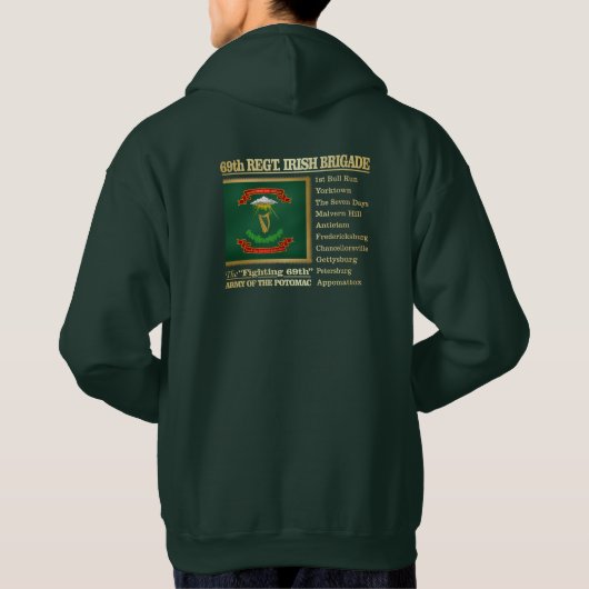 69th Regiment, Ierse Brigade (BH) Hoodie (Achterkant)