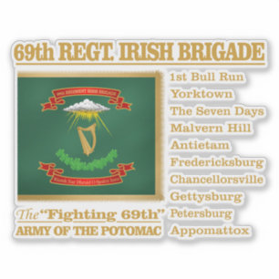 69th Regiment, Ierse Brigade (BH) Sticker