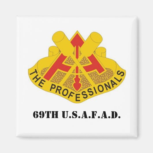69th U.S.A.F.A.D. Magneet (Voorkant)