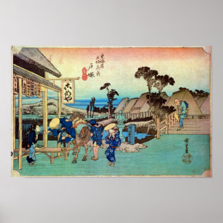 6. 戸 宿, 広 重 POSTER