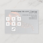 6 + 1 carte assortie libre de timbre de fidélité (Dos)