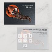 6 + 1 carte assortie libre de timbre de fidélité (Devant / Derrière)