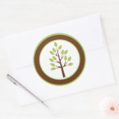 6 - 3" Favor Stickers Woodland Friends Tree (Envelop)