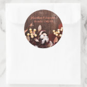 6 - 3" Favoriser les autocollants Branche de coton (Sac)